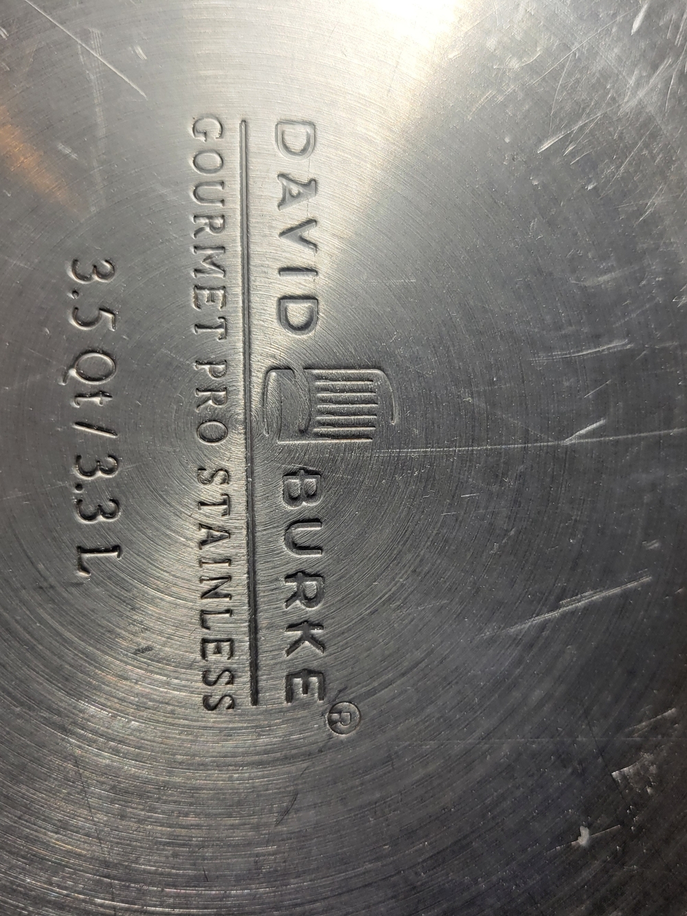 David Burke Gourmet Pro Stainless 3.5-Quart Saucepan - Picture 4 of 8